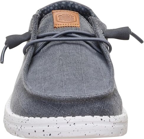 HEYDUDE Women's Wendy Chambray Grid, Women’s Shoes, Women’s Slip-on Loafers, Comfortable & Light-Weight in Saudi Arabia