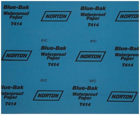 Norton 9" x 11" 320-a Grit T414blue-bak Waterproof (547-66261139364) Category: Coated Sheet Abrasives in Saudi Arabia