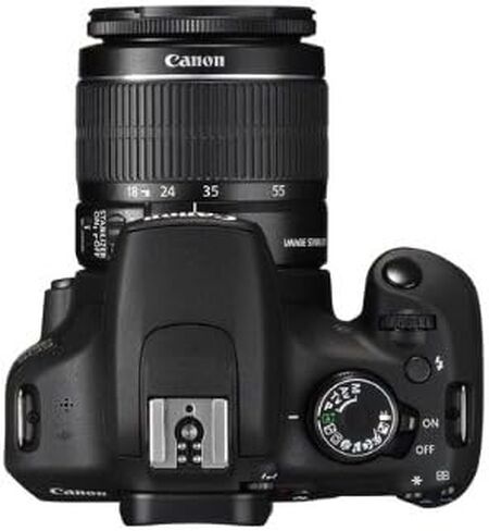 كاميرا Canon EOS 1200D الرقمية SLR مع عدسة EF-S 18-55mm f/3.5-5.6 III (متجددة) in Saudi Arabia