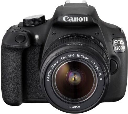 كاميرا Canon EOS 1200D الرقمية SLR مع عدسة EF-S 18-55mm f/3.5-5.6 III (متجددة) in Saudi Arabia