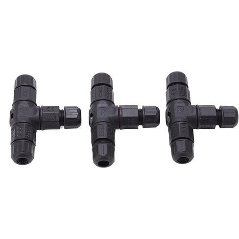 3 Way Junction Box Connector Silicone Sealing Circle Cable Connector LED Lights for Outdoor Use in Saudi Arabia
