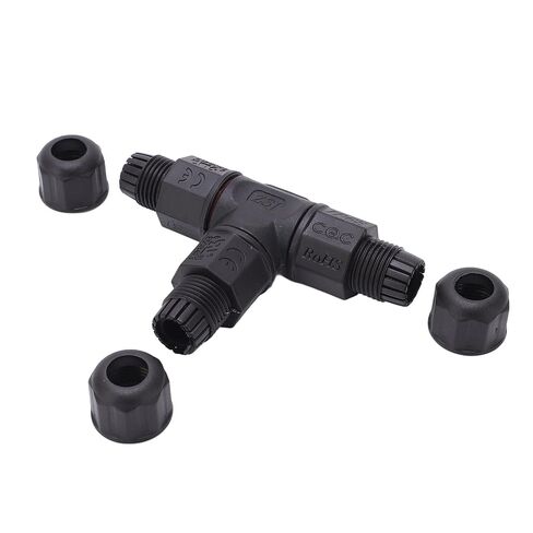 3 Way Junction Box Connector Silicone Sealing Circle Cable Connector LED Lights for Outdoor Use in Saudi Arabia