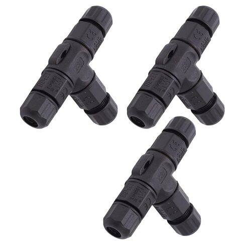 3 Way Junction Box Connector Silicone Sealing Circle Cable Connector LED Lights for Outdoor Use in Saudi Arabia