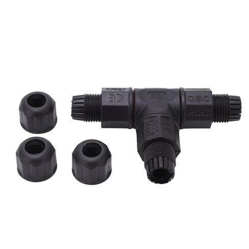 3 Way Junction Box Connector Silicone Sealing Circle Cable Connector LED Lights for Outdoor Use in Saudi Arabia