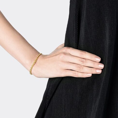 CHOW SANG SANG 999.9 24K Solid Gold Price-by-Weight Gold Beaded Bracelet for Women 09464B in Saudi Arabia