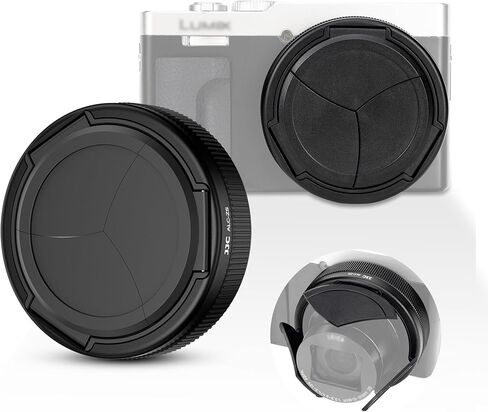 غطاء عدسة أوتوماتيكي لكاميرا Canon PowerShot SX740 غطاء عدسة كاميرا مفتوح وإغلاق تلقائي غطاء واقي عدسة مضاد للخدش in Kuwait