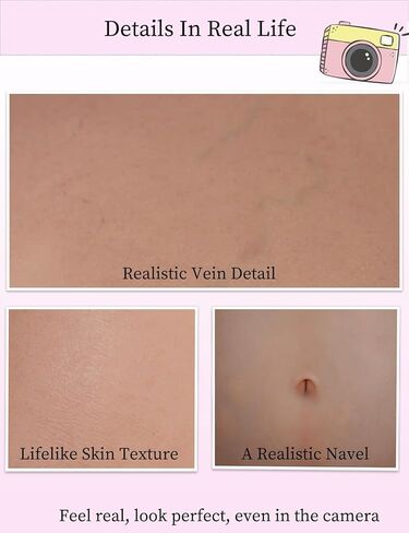 Oil-Free Silicone Pregnant Belly 6-9 Month, Great Makeup Fake Pregnant Belly Cotton Filling Inside Float-Point in Saudi Arabia