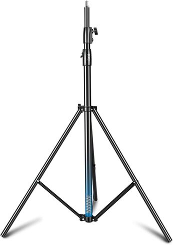 SIRUI 9.2 Feet Light Stand for Photography, Max Load 22lbs Heavy Duty Light Stands with Spring Cushioned, Lighting Tripod Stand for Reflector, Softboxes, Studio Light, Umbrella, Background (DJ280) in Saudi Arabia