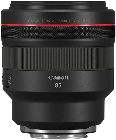 عدسة كانون RF 85 ملم f/1.2L USM | صورة شخصية احترافية من سلسلة L-Series مع فتحة عدسة f/1.2 فائقة السرعة وبصريات متقدمة وتركيز بؤري تلقائي USM سريع | للصور الشخصية والصور منخفضة الإضاءة (3447C002) + بطاقة سعة 64 جيجابايت + حقيبة كاميرا in Kuwait