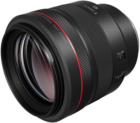 عدسة كانون RF 85 ملم f/1.2L USM | صورة شخصية احترافية من سلسلة L-Series مع فتحة عدسة f/1.2 فائقة السرعة وبصريات متقدمة وتركيز بؤري تلقائي USM سريع | للصور الشخصية والصور منخفضة الإضاءة (3447C002) + بطاقة سعة 64 جيجابايت + حقيبة كاميرا in Kuwait