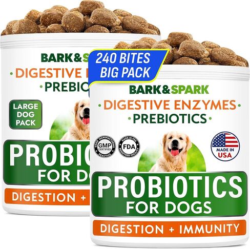 BARK&SPARK Pumpkin for Dogs - Powdered Fiber Supplement and Stool Softener - Treat Diarrhea, Constipation, Upset Stomach, Food Sensitivity - Improve Digestion - Made in USA - 8.1oz Pumpkin Fruit in Saudi Arabia