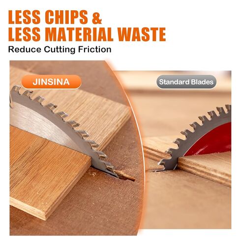 شفرة منشار دائرية مقاس 10 بوصات للخشب، شفرة قطع TCT 80T، حواف متقاطعة بزاوية متقاطعة دقيقة، تمزيق للخشب الرقائقي، الميلامين، البلوط، الصنوبر، الصفائح، اللوح، 5/8" in Kuwait