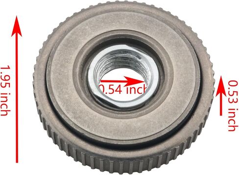 Silver Quick Release Angle Grinder Flange Nut 5/8-11 Grinder Locking Nut for Angle Grinder Replacement Parts in Saudi Arabia