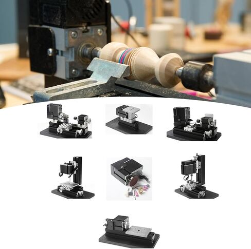 6 in 1 Mini Lathe All Metal Combining Machine Tool TZ6000M High Power 60W in Saudi Arabia