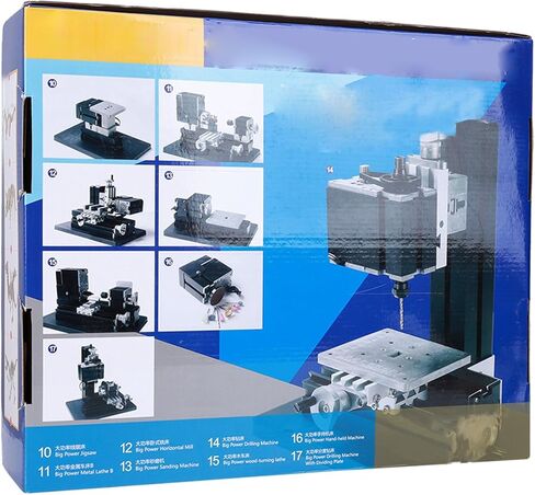 6 in 1 Mini Lathe All Metal Combining Machine Tool TZ6000M High Power 60W in Saudi Arabia