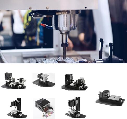 6 in 1 Mini Lathe All Metal Combining Machine Tool TZ6000M High Power 60W in Saudi Arabia
