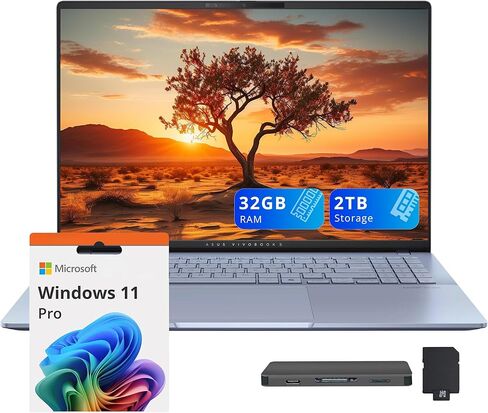 ASUS Vivobook Flip 14 2-in-1 Laptop: 14" OLED Touchscreen, Intel Core Ultra 7 256V Processor, 16GB RAM, 1TB SSD, Backlit Chiclet Keyboard, Thunderbolt 4, Copilot+ PC in Saudi Arabia