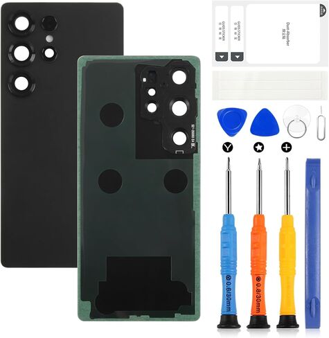 بالنسبة إلى Samsung Galaxy S25 ، استبدال الزجاج الخلفي Ultra لعدسة الكاميرا الزجاجية الخلفية S25+TAPE PRE-CUT+مجموعة أدوات الإصلاح (Titanium SilverBlue) in Saudi Arabia