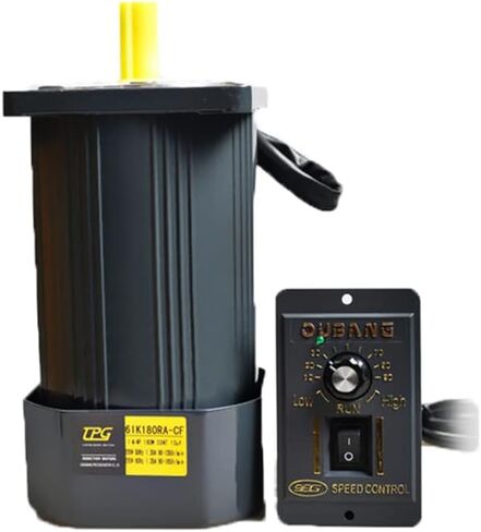 Davitu AC Motor - 250W 220V AC optical axis speed control motor 6IK250RA-CF + speed governor - (Speed: Shaft 12mm) in Saudi Arabia