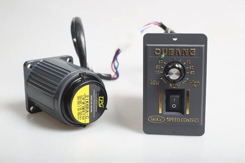 Davitu AC Motor - 250W 220V AC optical axis speed control motor 6IK250RA-CF + speed governor - (Speed: Shaft 12mm) in Saudi Arabia