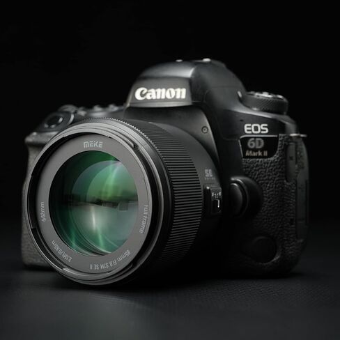 عدسة Meike 85mm f1.8 SE II ذات الإطار الكامل STM للتركيز التلقائي لكاميرات Canon EOS EF Mount الرقمية SLR المتوافقة مع أجسام Canon APS-C مثل 1D 5D3 5D4 6D 7D 70D 550D 80D in Saudi Arabia