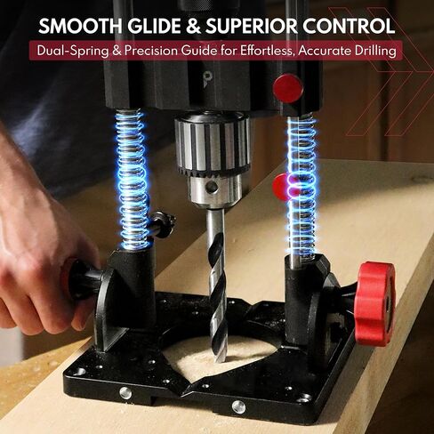 دليل الحفر المحمول ومحول ضغط الحفر، دليل زاوية قابل للتعديل من 0 إلى 60 درجة، هيكل عالي التحمل مع ظرف 1/2 بوصة للمثقاب اليدوي in Kuwait