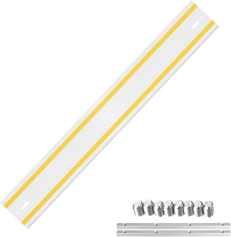 55" Track Saw Guide Rail for Festool and Makita | Includes 1PK 55" Guide Rail, 2PK Guide Rail Connectors | Suits for Track Saw and Woodworking Longer Cuts in Saudi Arabia