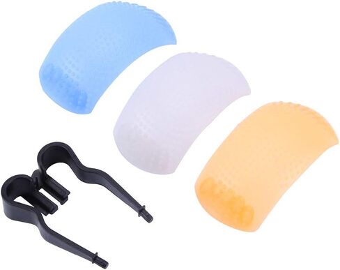 3 Color 3 in 1 Flash Diffuser Cover, Flash Bounce Diffuser for DSLR SLR Cameras Reduce Hard Background Shadows in Saudi Arabia