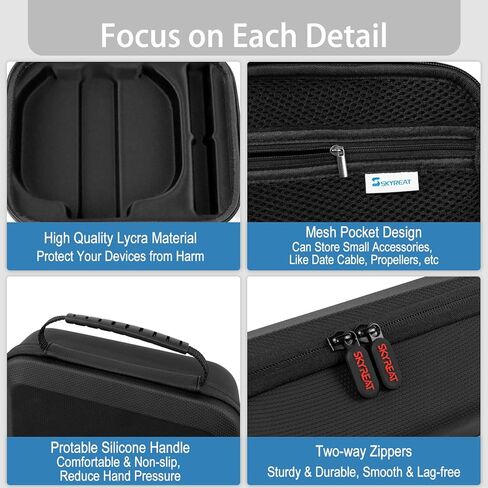 Skyreat Neo 2 Case, Portable PU Leather Small Shoulder Bag for DJI Neo 2 Drone and Batteries Accessories in Kuwait