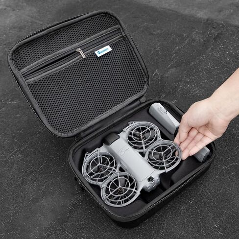 Skyreat Neo 2 Case, Portable PU Leather Small Shoulder Bag for DJI Neo 2 Drone and Batteries Accessories in Kuwait