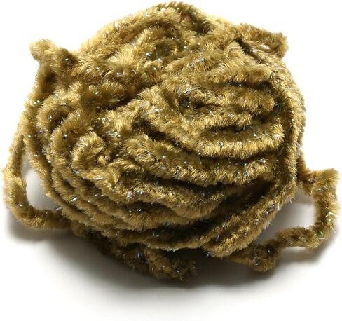 Hareline Wooly Bugger Tinsel Core UV Rayon Chenille #127 FL Chartreuse in Kuwait
