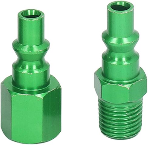 ARO Aluminum Air Coupler Quick Connector 1/4in NPT Green Anodized 300 PSI 4 Couplers 10 Plugs for Air Hoses in Saudi Arabia