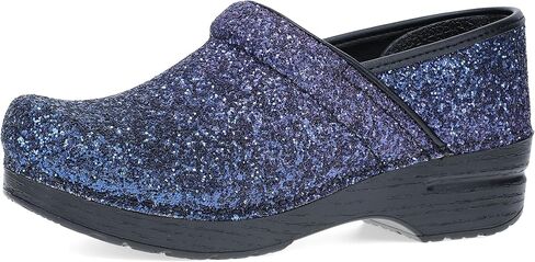 Dansko Professional Glitter Slip-On Clogs for Women – Rocker Sole and Arch Support for Comfort – Shiny and Stylish Glitter Uppers Night Sky 4.5-5 M US in Saudi Arabia
