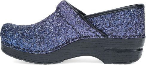 Dansko Professional Glitter Slip-On Clogs for Women – Rocker Sole and Arch Support for Comfort – Shiny and Stylish Glitter Uppers Night Sky 4.5-5 M US in Saudi Arabia