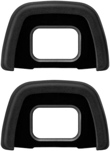ملحقات كاميرا فنجان العين المطاطية 2 حزمة استبدال غطاء العدسة DK-23 محدد منظر كأس العين لـ D7200 D7100 in Saudi Arabia