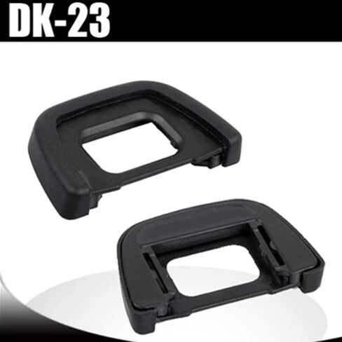ملحقات كاميرا فنجان العين المطاطية 2 حزمة استبدال غطاء العدسة DK-23 محدد منظر كأس العين لـ D7200 D7100 in Saudi Arabia
