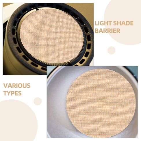 Ciieeo 2pcs 18cm Light Diffuser Lamp Shade Shading Plates Fireproof High Temperature Resistant Anti-glare Ceiling Pendant Lamp Diffuser Eye Protection for Babies in Kuwait