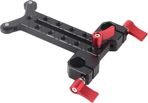 Tbest Long Lens Support Height Adjustable Aluminum Alloy Bracket for Camera Rail with 15mm Rod Hole Sturdy Lightweight Compatible Most Telephoto Lenses Under 2kg in Saudi Arabia