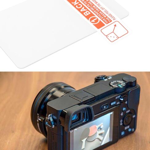 4 قطع واقي شاشة من الزجاج المقوى متوافق مع هاتف Sony A6300 متوافق مع كاميرات NEX5 طبقة شفافة متينة مقاومة للخدش in Saudi Arabia