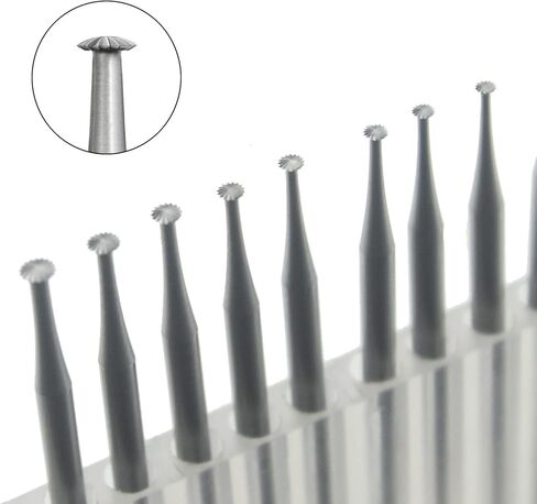 لوه كه 12 قطعة سكين حافة قطع أزيز العدس، 3/32 بوصة إعداد قناة عرقوب قطع الأزيز لنقش المجوهرات، صناعة الفنون (007-023) in Kuwait