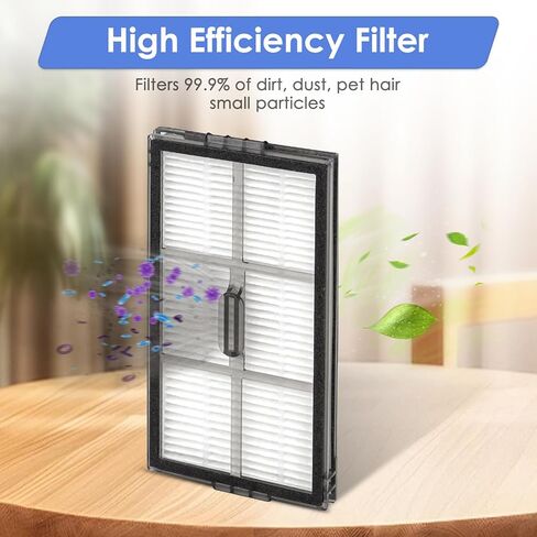 (4 Pack) Saros 10R Replacement HEPA Filters Compatible With Roborock Saros 10R, Qrevo CurvX Robot Vacuum Cleaner, Filters Accessories Kit, Filter Kit in Saudi Arabia