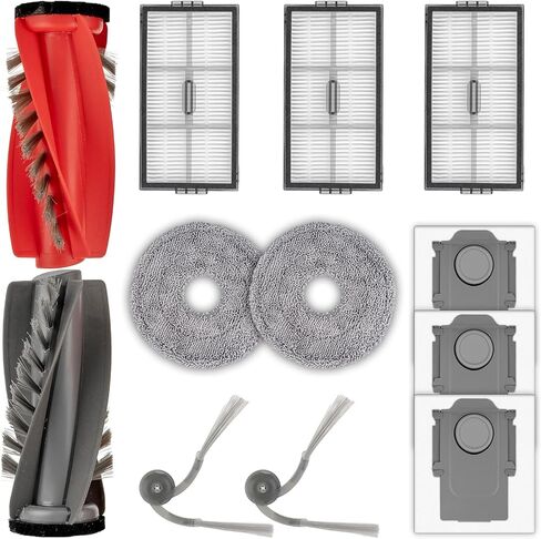 (4 Pack) Saros 10R Replacement HEPA Filters Compatible With Roborock Saros 10R, Qrevo CurvX Robot Vacuum Cleaner, Filters Accessories Kit, Filter Kit in Saudi Arabia