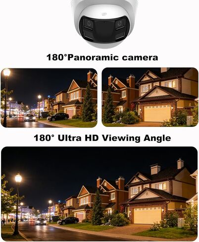 كاميرا 4K 8MP بانورامية DS-2CD1383G2P-LIUF/SL 2 مم، كاميرا Hik IP مع عدسة مزدوجة زاوية واسعة 180 درجة، محادثة ثنائية الاتجاه، إنذار ستروب، اكتشاف الشخص/المركبة، ضوء هجين ذكي، H.265+، IP67، Hik-Connect/iVMS-4200 in Kuwait