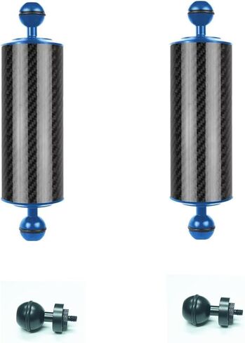 MN-X5 Set: 2 8-inch Buoyancy Balls, 2 1/4 1-inch Ball Heads, Suitable for Diving Stand Photography, Connection Accessories in Saudi Arabia