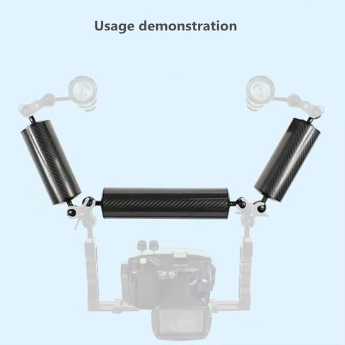 MN-X5 Set: 2 8-inch Buoyancy Balls, 2 1/4 1-inch Ball Heads, Suitable for Diving Stand Photography, Connection Accessories in Saudi Arabia