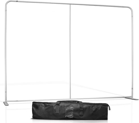 Anley 7.5x7.5 FT Backdrop Stand - Premium Reinforced Aluminum Alloy Frame for Stability - Heavy Duty Background Support with Carry Bag for Photo Studio, Green Screen, Event, Banner, Party Use in Saudi Arabia