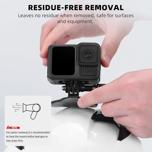 BRDRC حامل لاصق مرن لـ Insta360، 3 عبوات خوذة لاصقة مع مشبك أمان لـ GoPro، Insta 360 X5 X4 GO 3S Ace Pro 2، لـ DJI Action 5 Pro 4 3 ملحقات in Kuwait