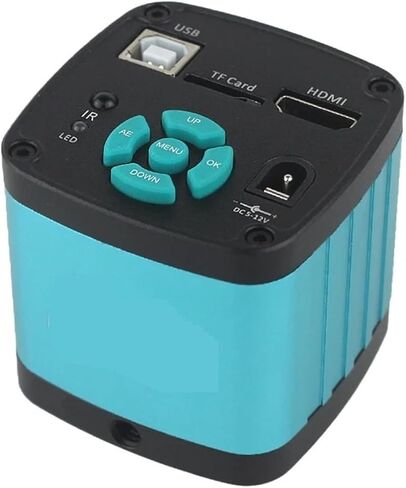 IMX307 48MP 50MP 2K VGA USB TF 1080P كاميرا مجهر فيديو C Mount Lens للهاتف اللوحي PC PCB IC لحام إصلاح (ذهبي) in Saudi Arabia