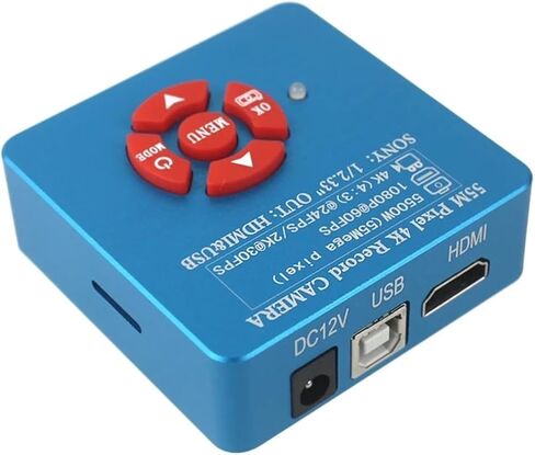 IMX307 48MP 50MP 2K VGA USB TF 1080P كاميرا مجهر فيديو C Mount Lens للهاتف اللوحي PC PCB IC لحام إصلاح (ذهبي) in Saudi Arabia