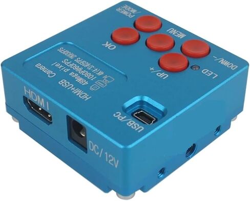 IMX307 48MP 50MP 2K VGA USB TF 1080P كاميرا مجهر فيديو C Mount Lens للهاتف اللوحي PC PCB IC لحام إصلاح (ذهبي) in Kuwait